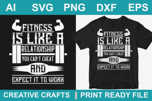 Fitness is Like a Relationship: Graphics & Print Templates