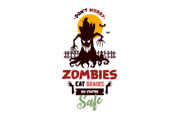 Halloween Crafts: Don't Worry, Zombies Eat Brains