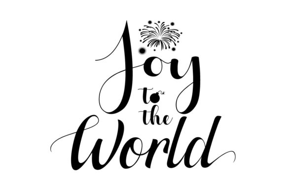 Joy to the World Christmas Quote SVG: A Graphic Template for Holiday Design