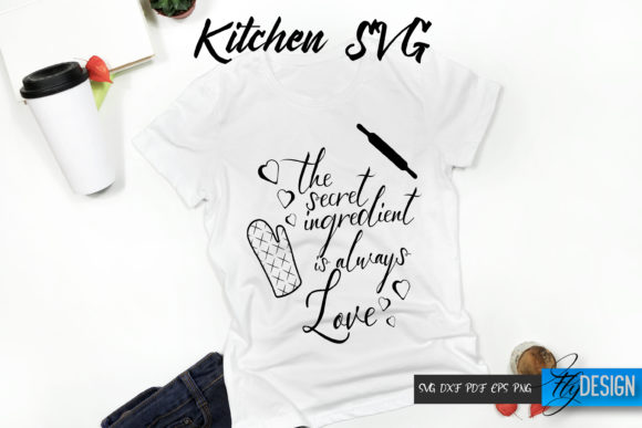 Kitchen Quote SVG. T Shirt Design V26