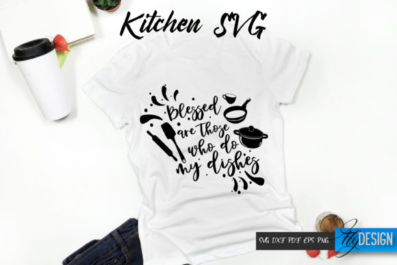 Kitchen Quote SVG. T Shirt Design V5