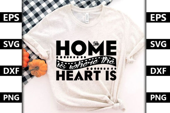 Stay Home Quote SVG Design, Home is