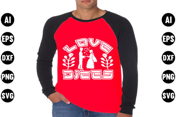 Valentines Day Quote SVG Design, Love Bi
