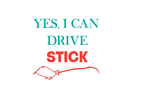 Yes, I Can Drive Stick Crafts for Halloween